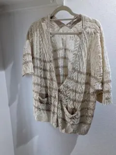 エヘカソポ　半袖カーディガン