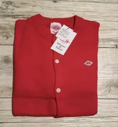 ダントンDANTON クルーネック ニットカーディガン(レッド)36