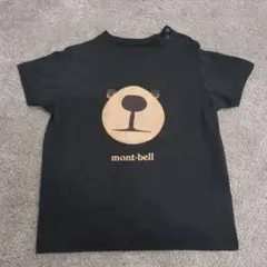 mont-bell クマの顔Tシャツ 黒