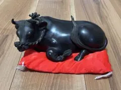 e3106 伏見焼 撫で牛 江戸期 巾16cm 撫牛 牛 開運 縁起物 置物 e3106 伏見焼 撫で牛 江戸期 巾16cm 撫牛 牛 開運 縁起物 置物