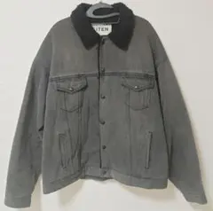 CITEN デニムボアジャケット グレー