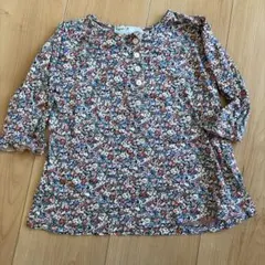 agnès b. 花柄長袖ワンピース 18 mois