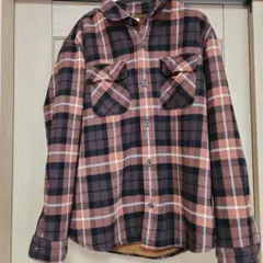 チェックシャツ ブラウン シャツ