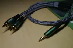 RAWAUX 「ピンプラグ - RCA変換ケーブル」1m　★高音質・ハイＣＰ