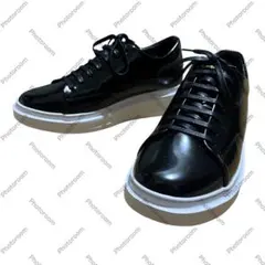 【極美品】P-31 OVERSOLE スニーカー 45 ブラック 黒 メンズ