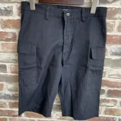BLUE WAY COMPANY メンズ カーゴハーフパンツ ブラックのサムネイル