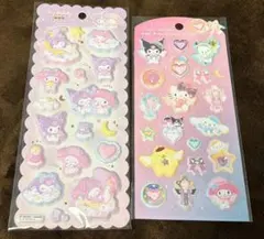 マイメロ＆クロミもちもちマシュマロシール サンリオ ジュエルマシュマロステッカー