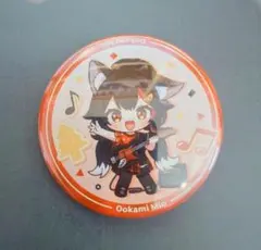 hololive BASE　缶バッジ　デフォルメver.　大神ミオ