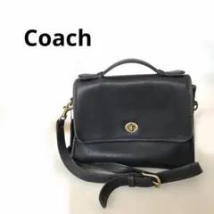 あ*送様 【レア・ネイビー】Coach・オールドコーチ・2ウェイバッグ 