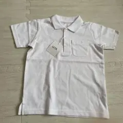 白　120cm◆半袖ポロシャツ　制服