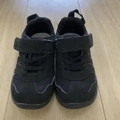 IFME イフミー　ブラック　スニーカー　 ベルクロストラップ付き　15㎝