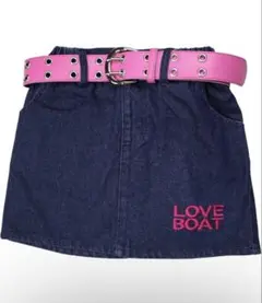 【100】 ラブボート LOVE BOAT スカート デニム ベルト付き
