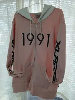 XLARGE 1991 ジップアップパーカー　M　メンズ　90年代　ストリート系