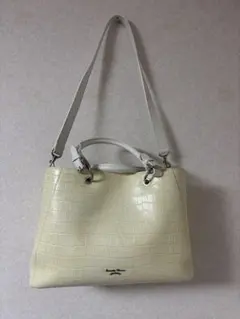 サマンサタバサ　ワニ革風　2wayバッグ