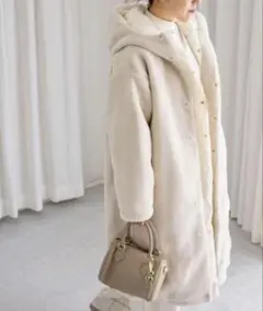 【未使用】TAION×NOLLEY'Sダイヤキルト×ボア ロングダウン