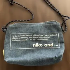 niko and ... デニムショルダーバッグ