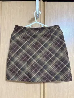 ミニスカート キュロット チェックスカート