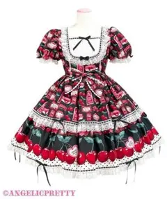 Angelic Pretty おめかしBerry ジャンパースカート - メルカリ