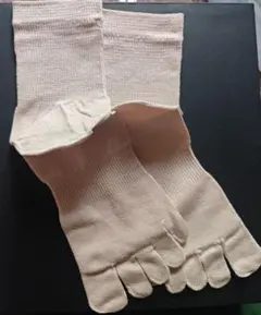 シルク混インナーソックス 五本指靴下