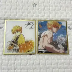 【新品】鬼滅の刃 WEBSHOPくじ アクリル色紙 我妻善逸2枚セット