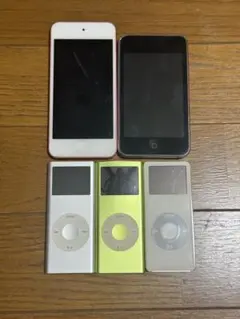 Apple iPod touch & nano 5台セット 本体(ジャンク)のサムネイル