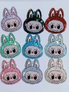 ラブブ　アクリルチャーム　オーロラ　キラキラ　両面印刷