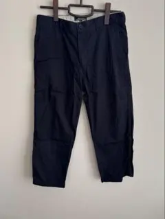 BEAMS ビームス カジュアル ワークパンツ チノパンツ 7部丈 ネイビー