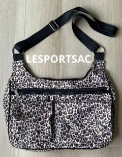 レスポートサック　ショルダー　マザーズバック　ヒョウ柄 レオパード アニマル