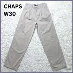 CHAPS チャップス チノパンツ W30 ベージュ ワークパンツ ツータック