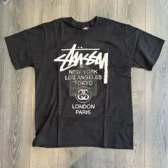 Stussy x DSM LAブラック Tシャツ M
