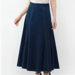 ミッシュマッシュ　デニムフレアスカート