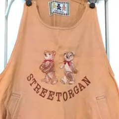ストリートオルガン　ジャンパースカート　レア　くま　ピンクハウス好きな方に☆