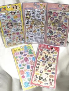 プチドロップステッカー ディズニー 5枚