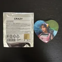 LESSERAFIM CRAZY ルセラフィム　カズハ　 缶バッジ popup