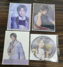 夜半 刀ミュ 刀剣乱舞 へし切長谷部 木原瑠生 缶バッジ クリカ 缶バ カード