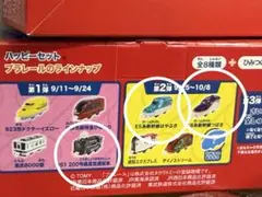 2026ハッピーセット プラレール 蒸気機関車&はやぶさ&つばさ