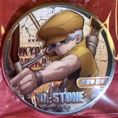dr.stone メタリック缶バッジ 公式正規品 西園寺羽京 羽京