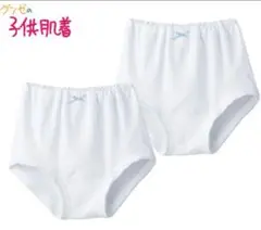 GUNZE 女児用ショーツ 120 ひと袋2枚入を2袋 セット