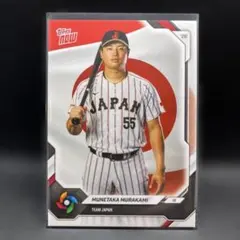村上宗隆 選手 2026 Topps Now Team Japan カード - メルカリ