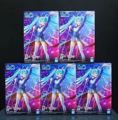 【新品未開封】ガンダム 45周年 × 初音ミク フィギュア ５体セット