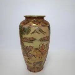 九谷焼 九谷祥文 金彩 花瓶 花生 壺 九谷焼 九谷祥文 金彩 花瓶 花生 壺 - メルカリ