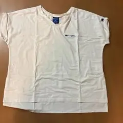 Champion VネックオーバーサイズTシャツ M オフホワイト