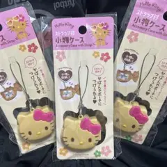 ハローキティ 日焼けキティ　アクセサリーケース ストラップ付き小物ケース