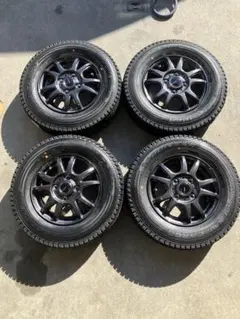 ⑥155/65R14新品タイヤ4本と中古美品ホイールとナット付き - メルカリ