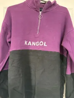 RAGEBLUE　KANGOL ジッパー付きトレーナー パープル・ブラック