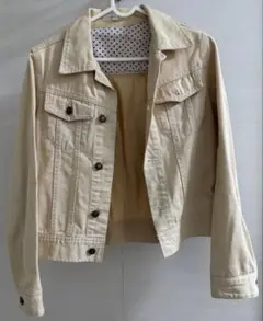 grove ベージュ デニムジャケット Mサイズ