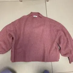 earth music&ecology ピンク 長袖ニット F