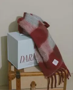 Darich ノベルティ チェックボリュームマフラー
