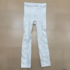 ユニクロ　ケーブルニット柄レギンス　110センチ