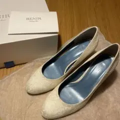 BENIR ウェディングシューズレース　クローズトゥ40